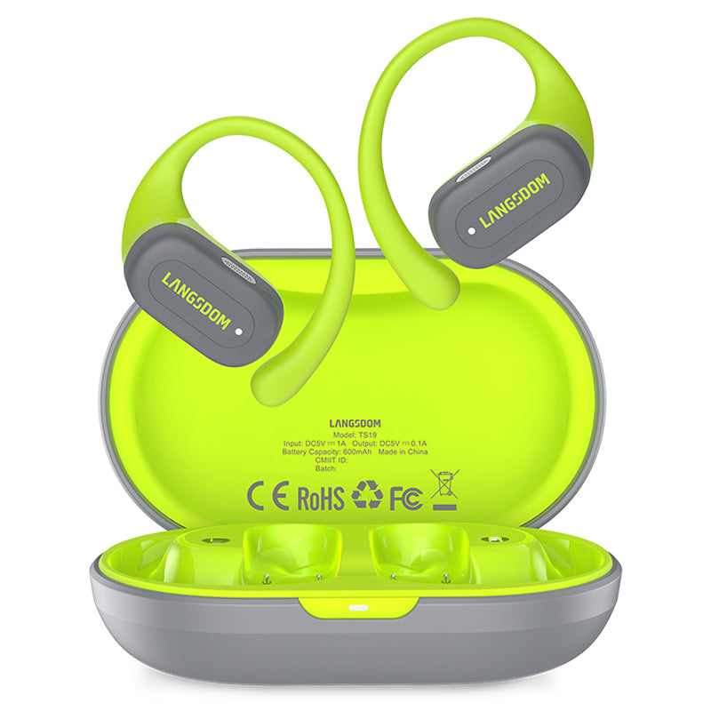 Słuchawki kostne Bone Conduction TWS Bluetooth — sportowe, wodoodporne
